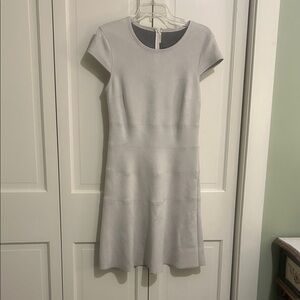 Level 99 Light Gray Mini Dress